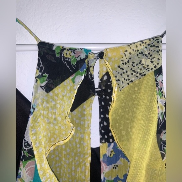 Zara Trafaluc Collection Sleeveless Multicolour Patchwork Print Dress - Picture 8 of 13